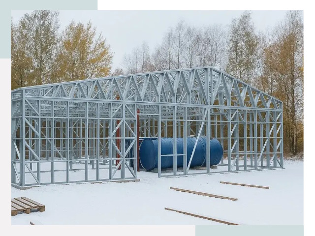 Металлические ангары в Салехарде