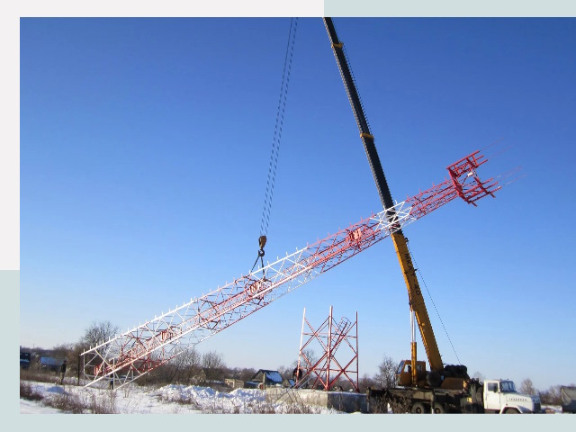 Строительство башен связи в Салехарде от 642 руб.