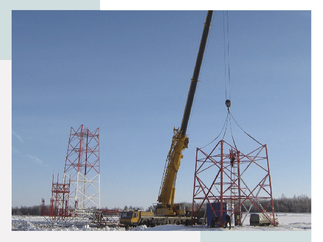 Монтаж вышек связи в Салехарде