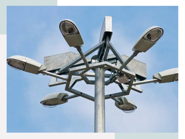 Монтаж осветительных мачт в Салехарде