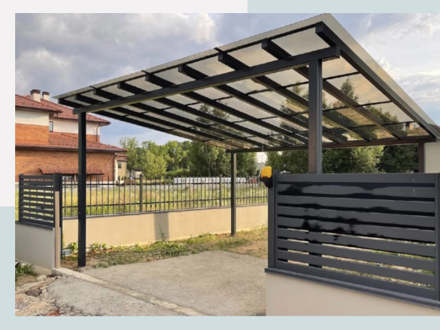 Металлические навесы в Салехард от 642 руб. за м²