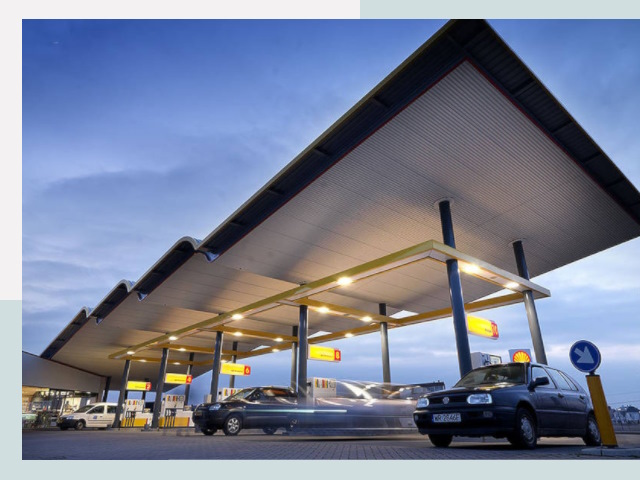 Навесы для АЗС в Салехард от 642 руб. - Защита и комфорт