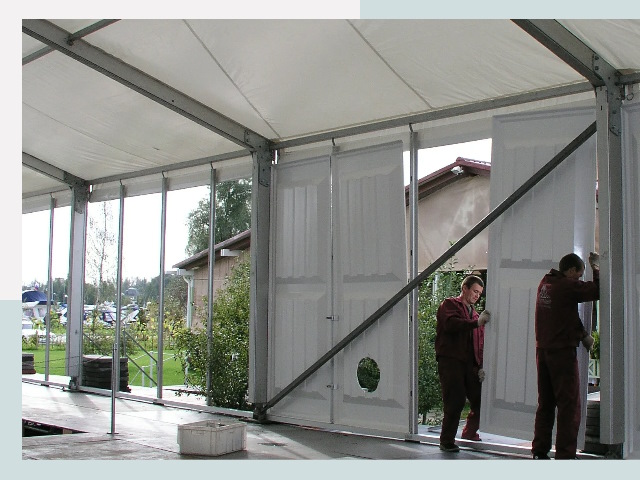 Быстро сборные шатры в Салехард от 642 руб. за м²