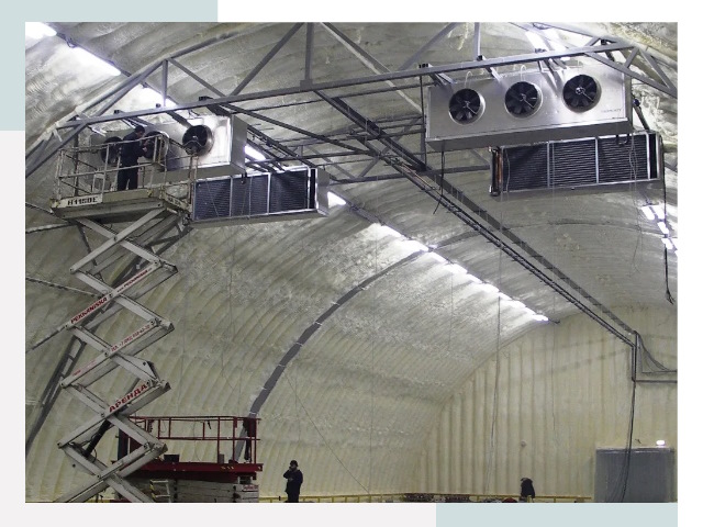 Оснащение ангаров в Салехарде
