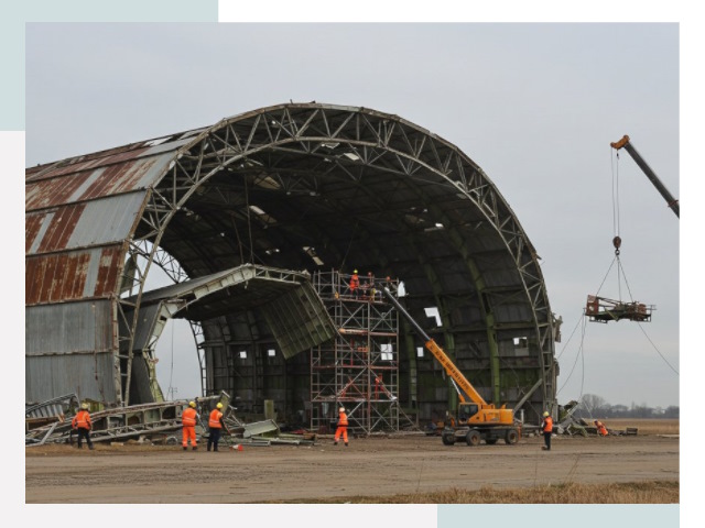 Демонтаж ангаров в Салехарде